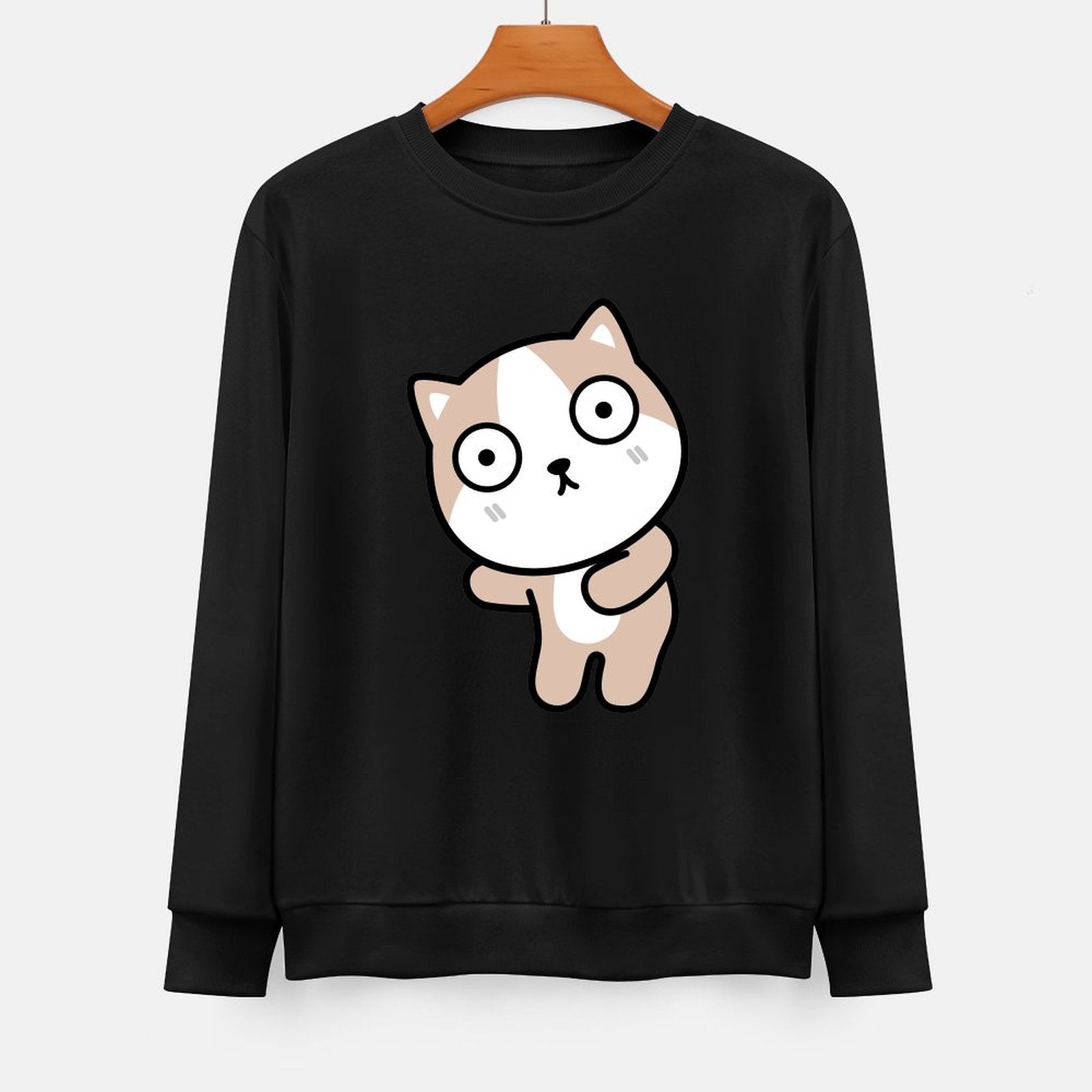 Front Patterned Long Sleeve TopComfortLine Comfort